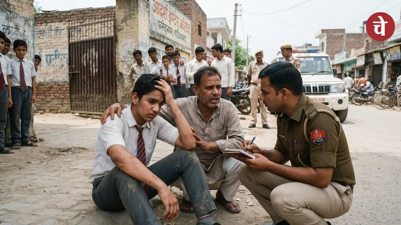 Case of a student being assaulted in Ghaziabad; police are investigating